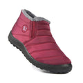 Women’s Fur Lined Waterproof Snow Booties – Warm Winter Shoes