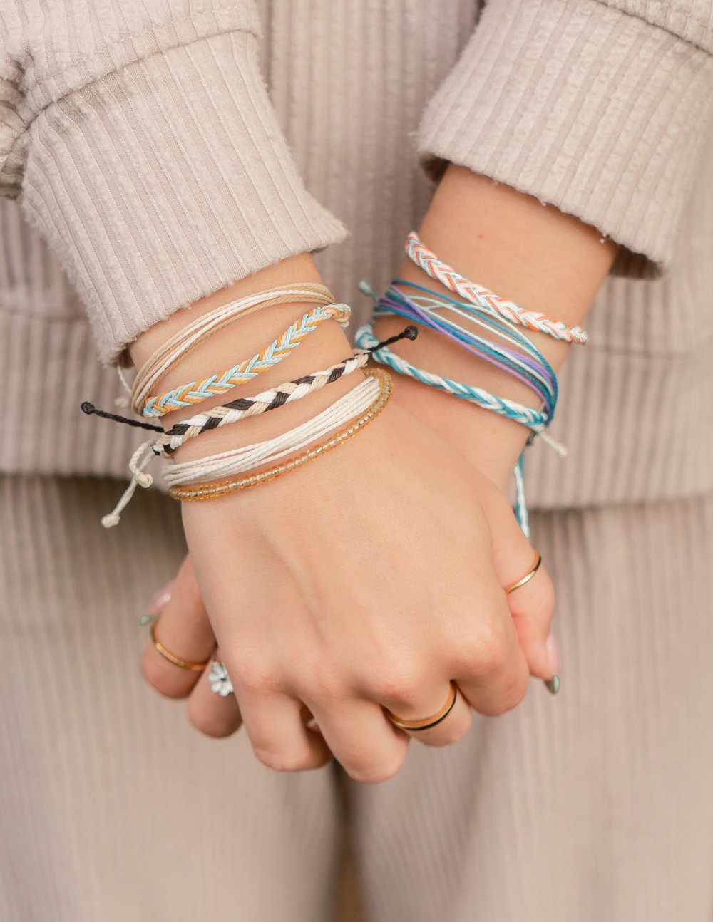 Wonder Minimalist Multi-Strand Adjustable String Bracelet