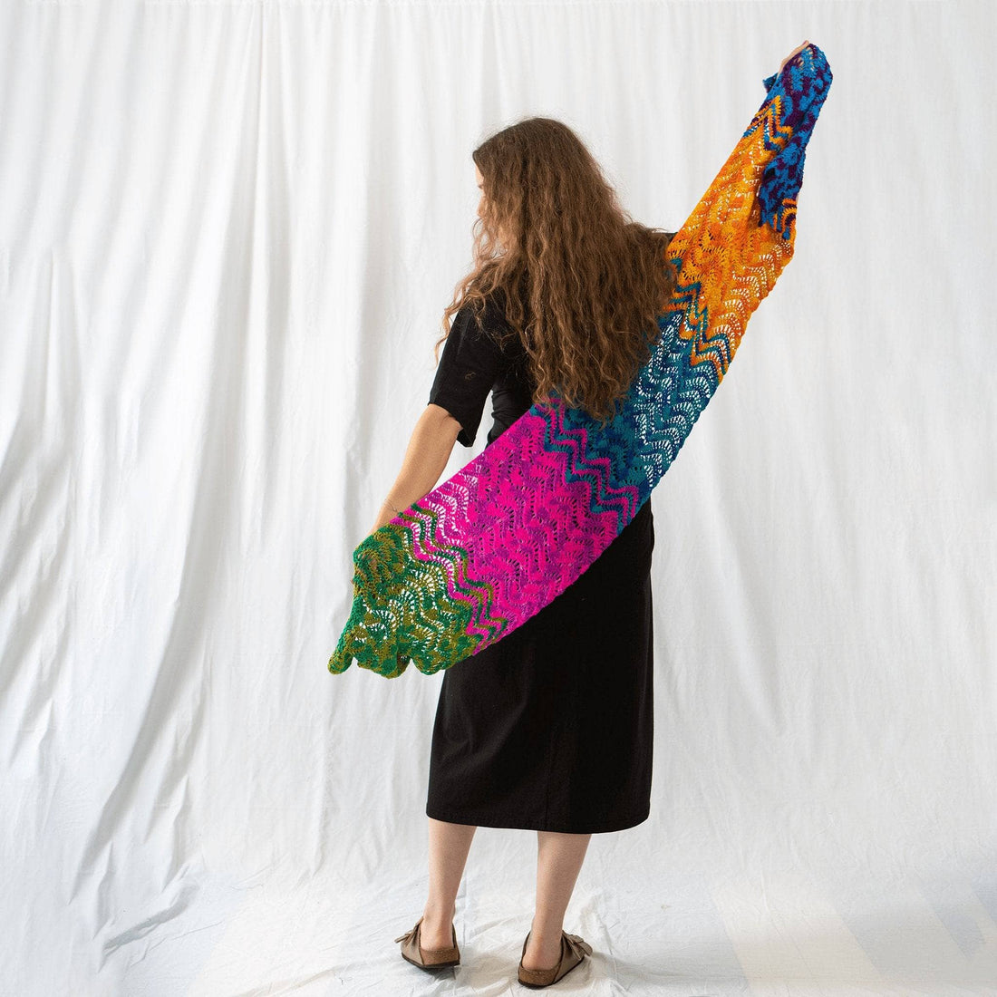 Wonderful Waves Crochet Wrap Pattern for Summer Beach Shawl