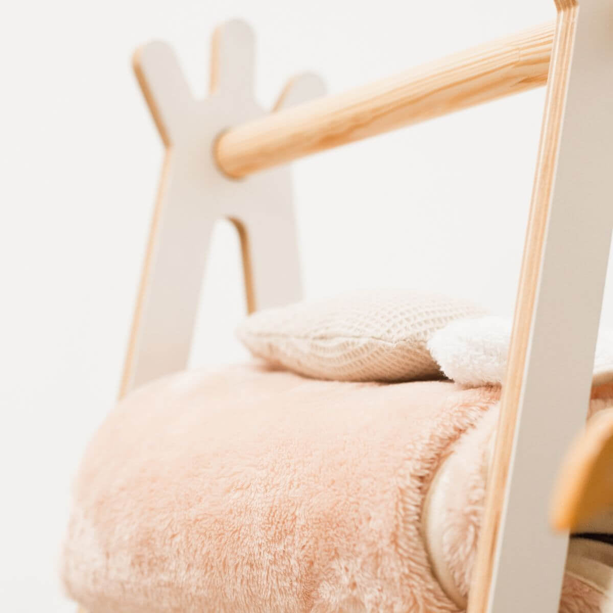 Wooden Teepee Children’s Clothing Rack – Scandi Minimalist Style