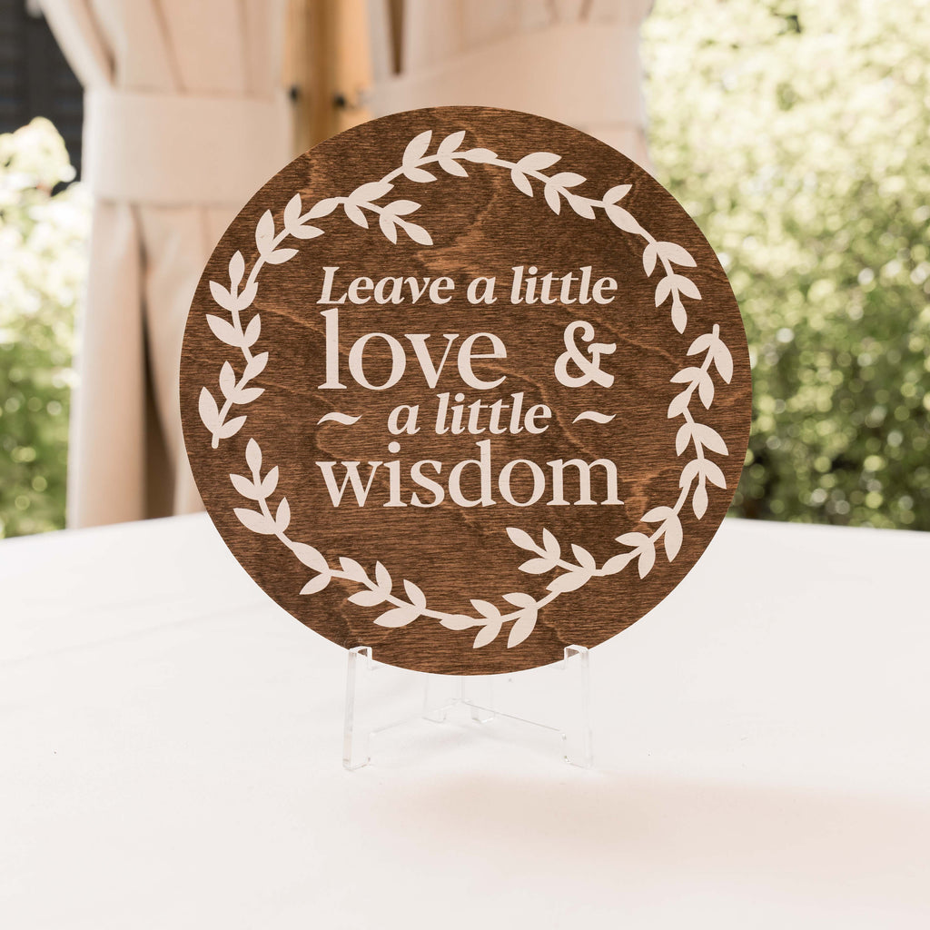 Acrylic In Loving Memory Wedding Sign for Ceremony Tribute