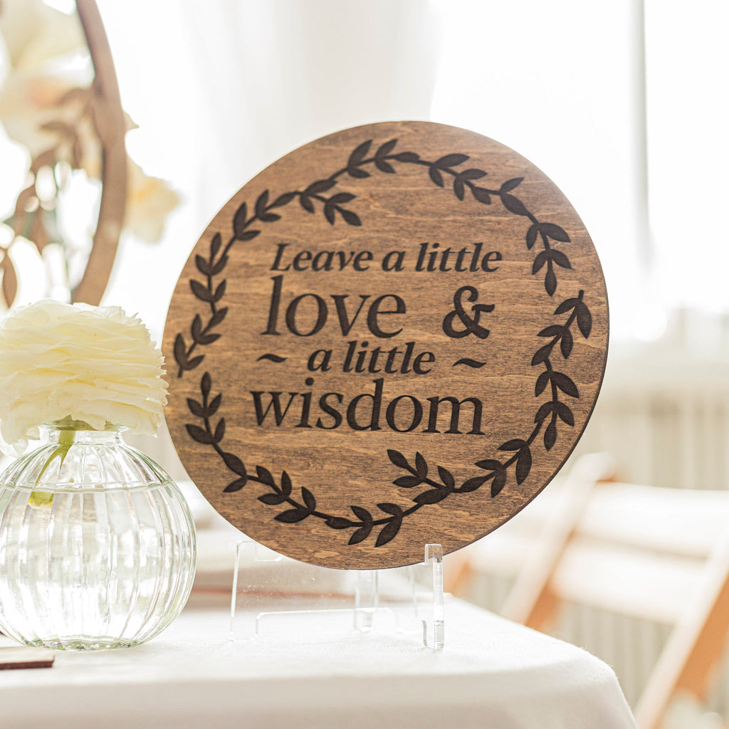 Acrylic In Loving Memory Wedding Sign for Ceremony Tribute