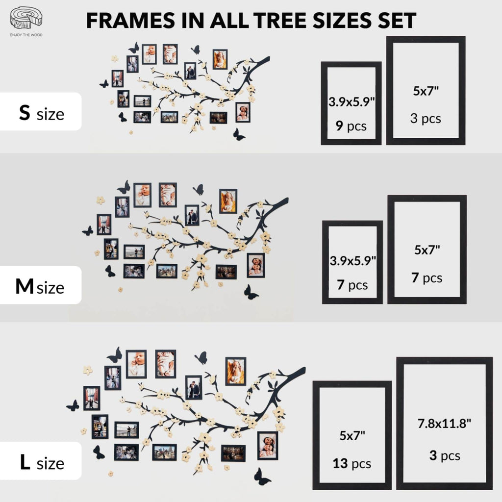 Wooden Family Tree - Unity Personalized Wall Art