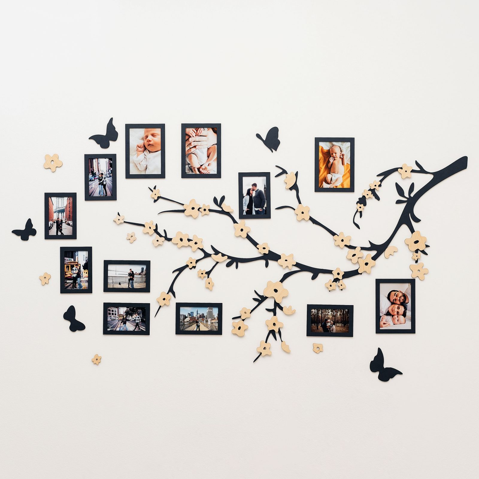Wooden Family Tree - Unity wall art display