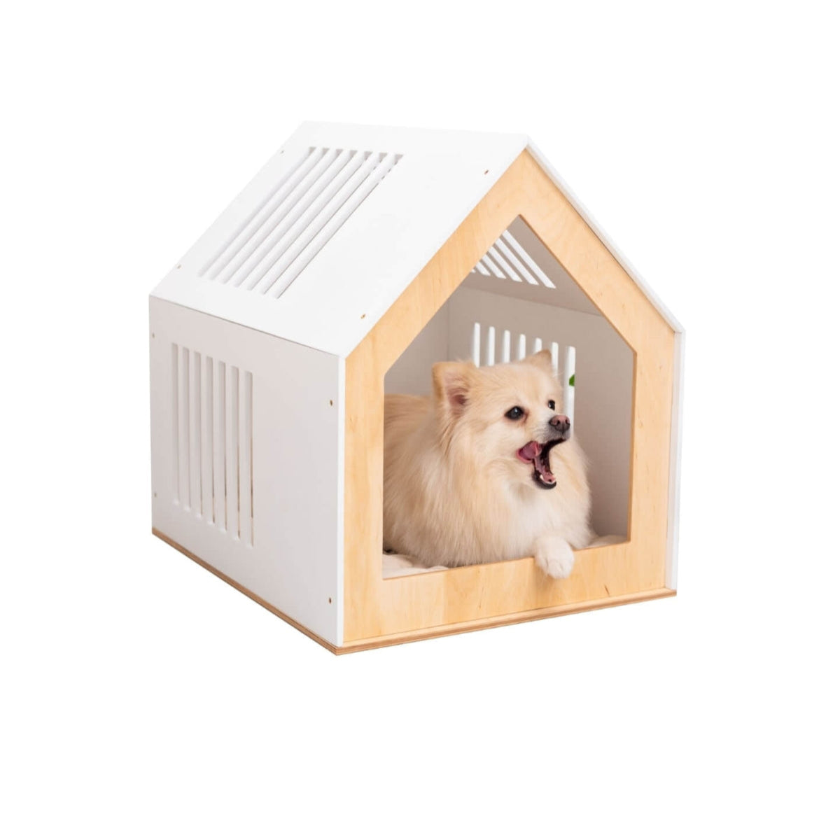 Wooden Indoor Dog House – Cozy Pet Den and Safe Napping Spot