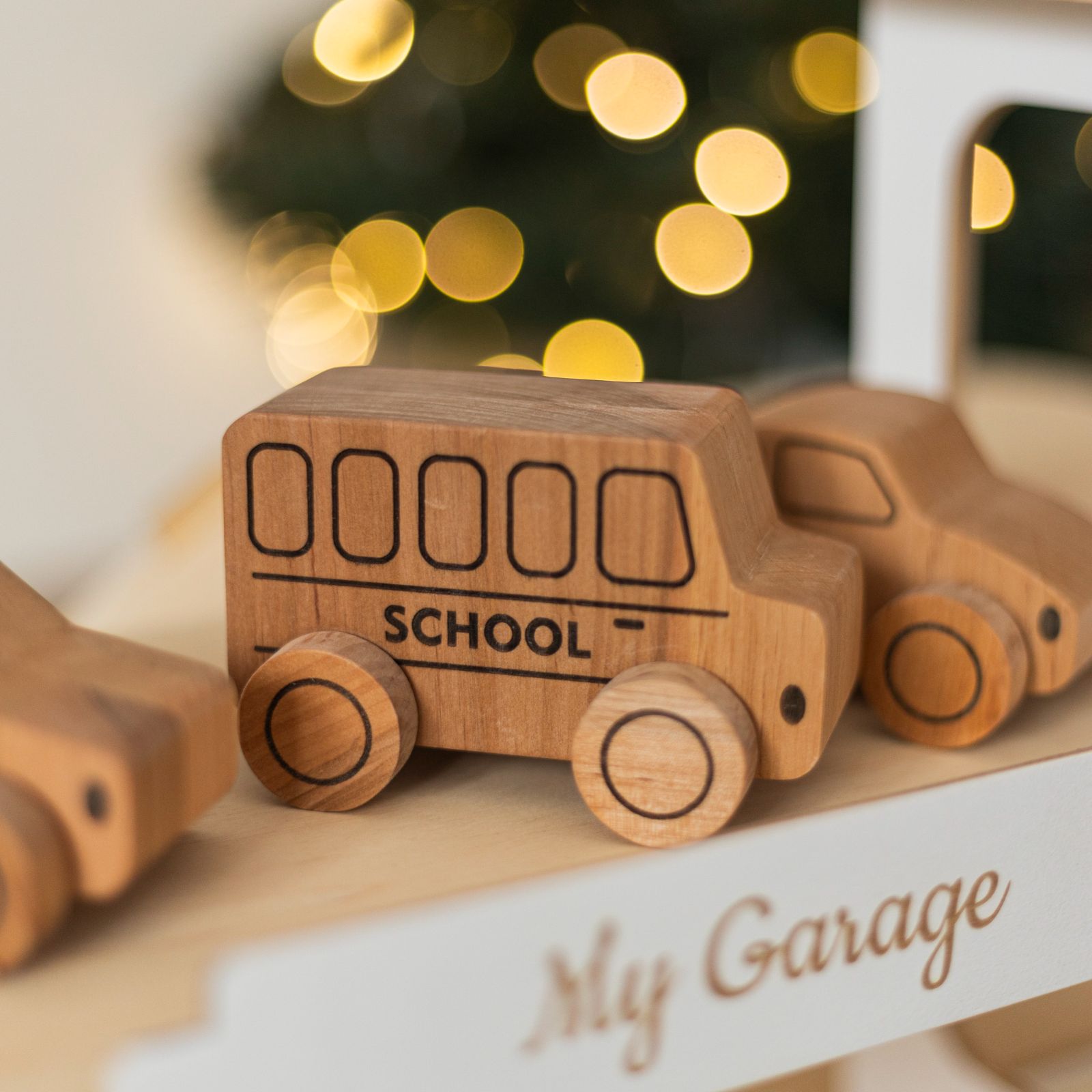 Natural Wooden Toy Car