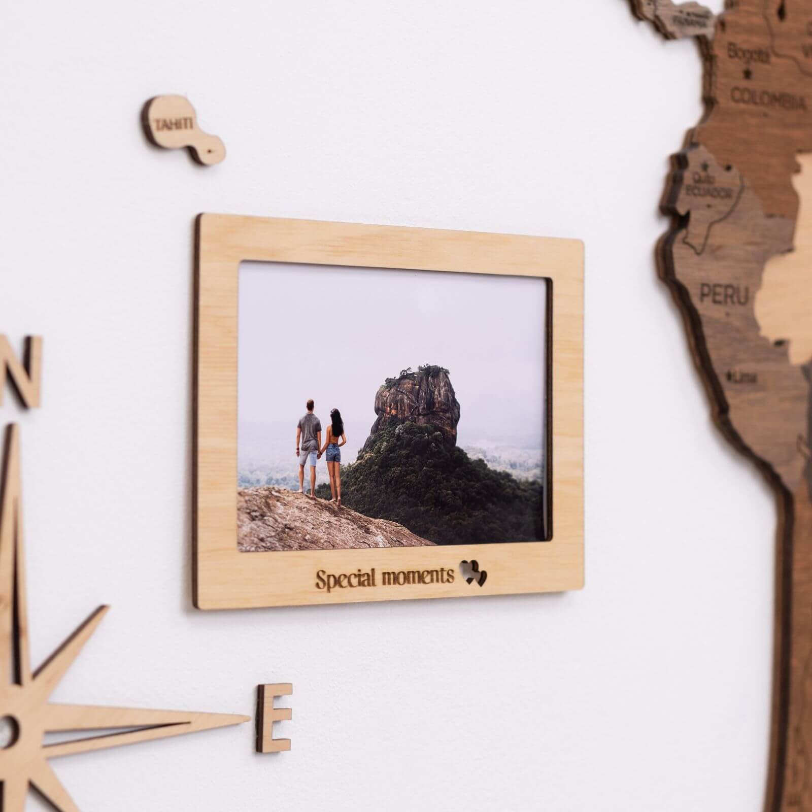 Set of 9 Wooden Photo Frames - Minimalist Scandinavian Gallery Wall