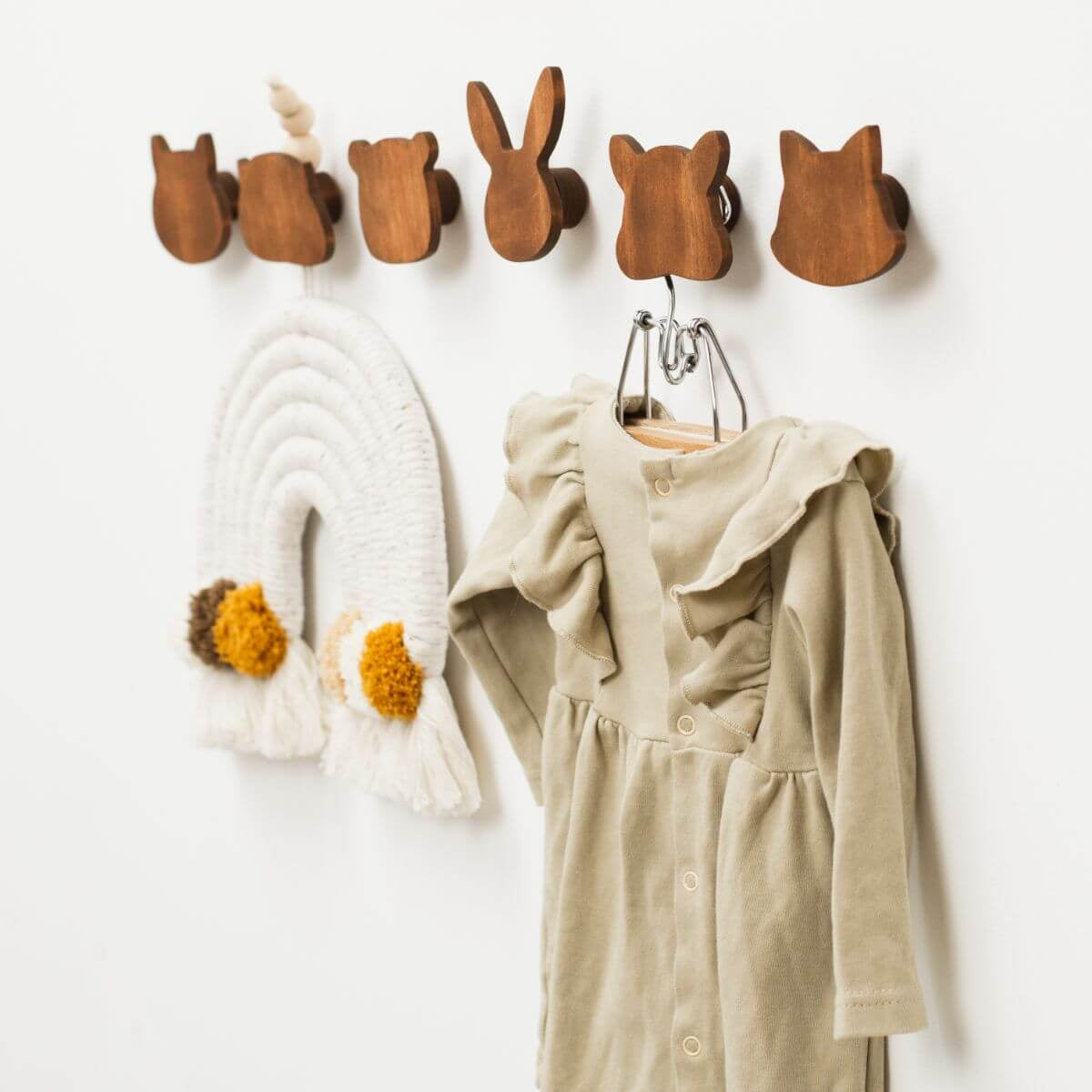 Eco-Friendly Nursery Wall Hangers for Kids Room Organization