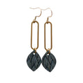 Woven Olive Lyn Earrings