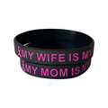 Black and Pink - My Loved One is My Hero - honor wristband