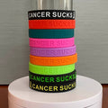 Cancer Awareness Wristbands - Silicone Ribbon Bands in 10+ Colors | Dream Maker Pins