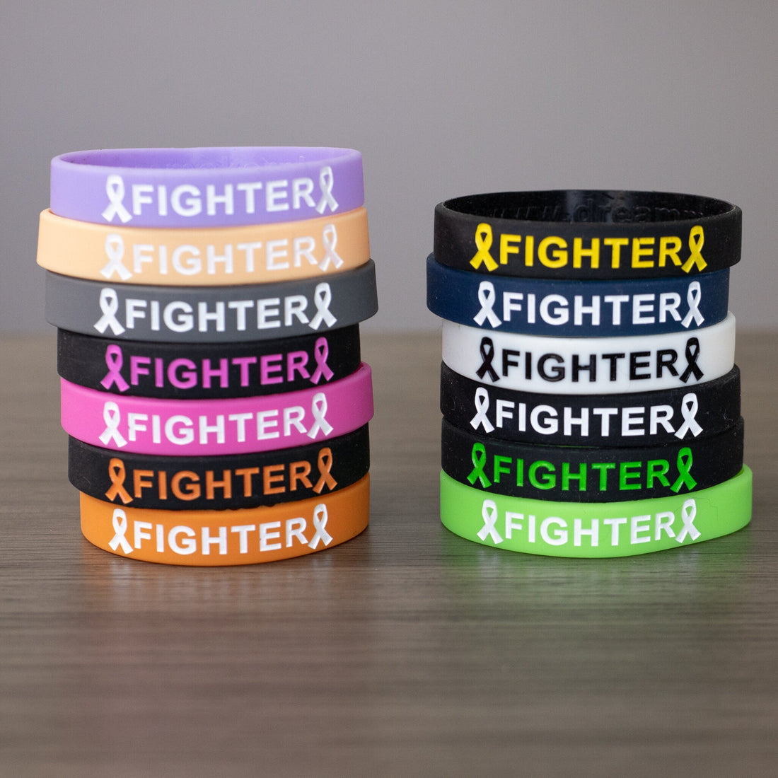 Cancer Fighter Wristband - Durable Silicone Strength Band for Survivors & Support