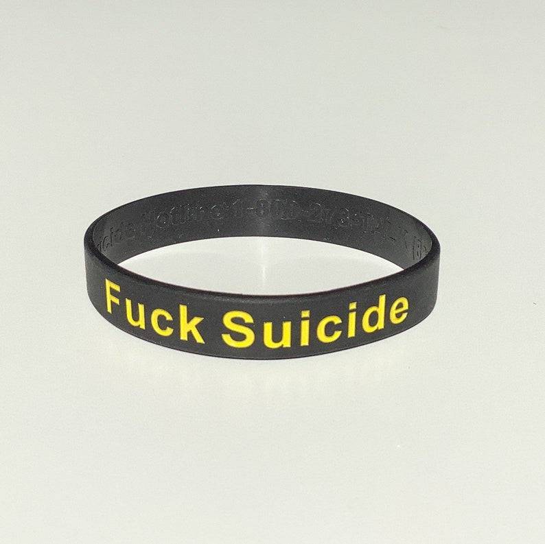 Suicide Prevention Wristband – Silicone Mental Health Bracelet by Dream Maker Pins