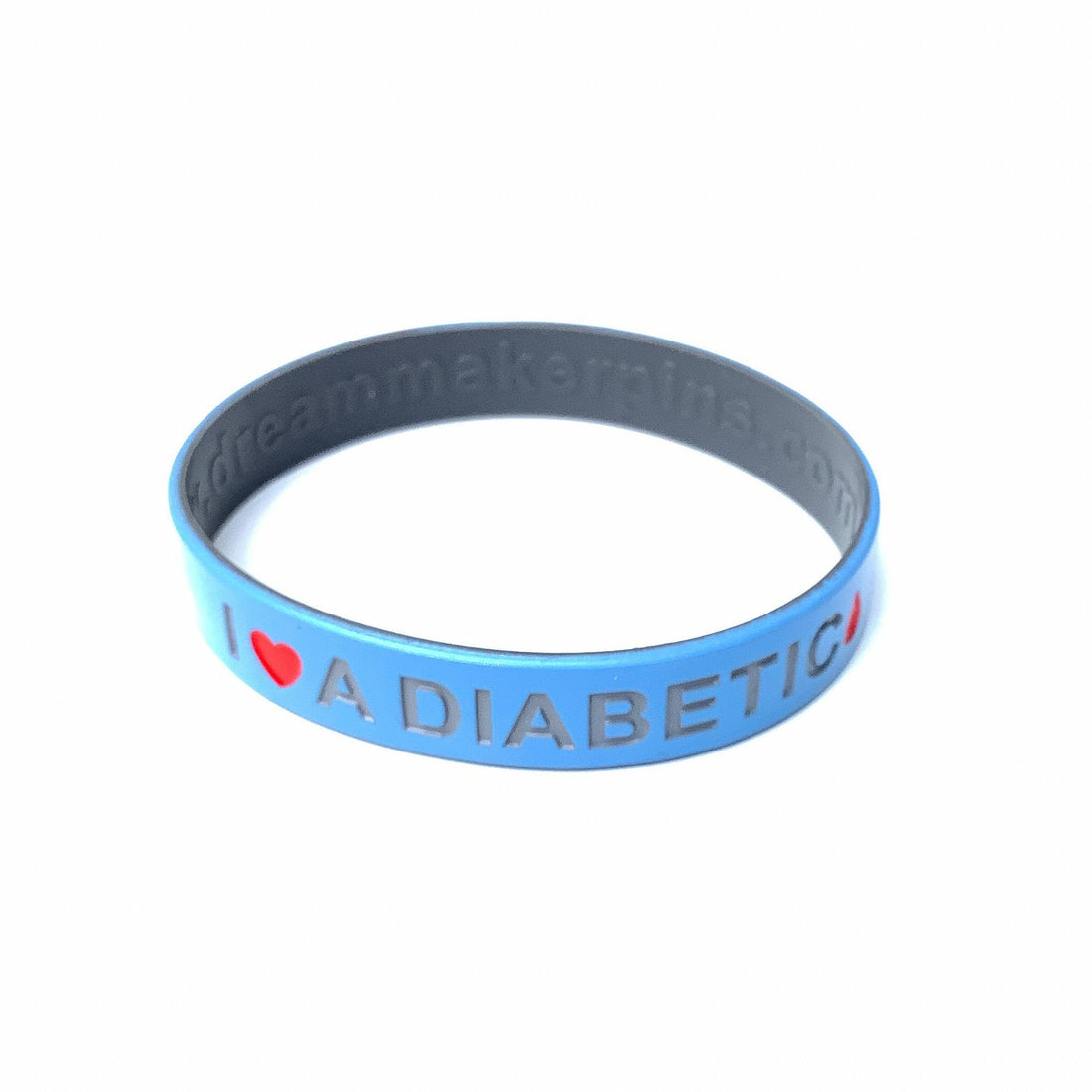 Diabetic Silicone Wristband – Blood Drop Design | Diabetes Awareness Band