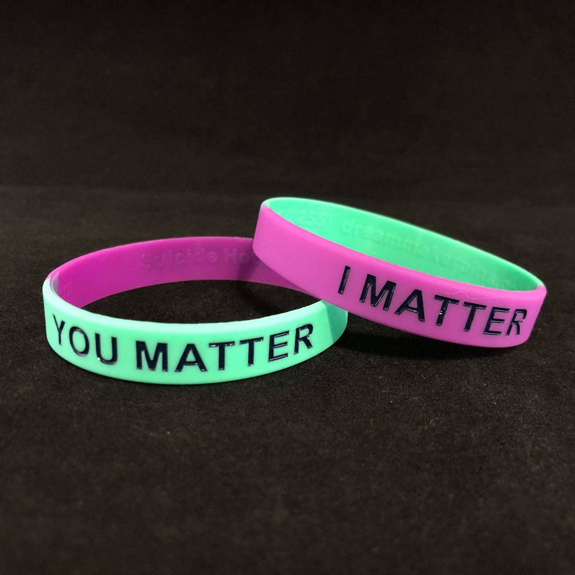I Matter You Matter Wristband – Silicone Motivational Wristband by Dream Maker Pins