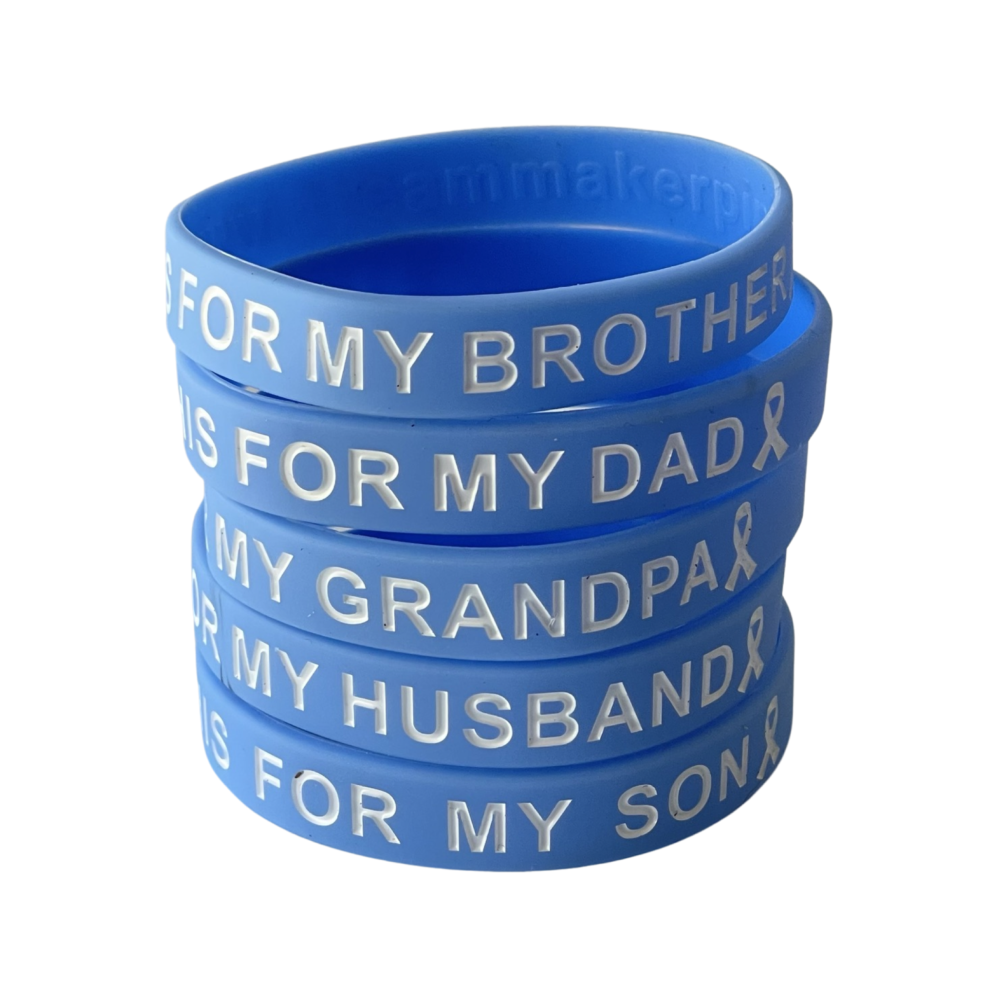 Light Blue I Wear this For My Loved One Wristband