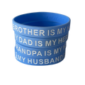 Light Blue - My Loved One is My Hero - honor wristband