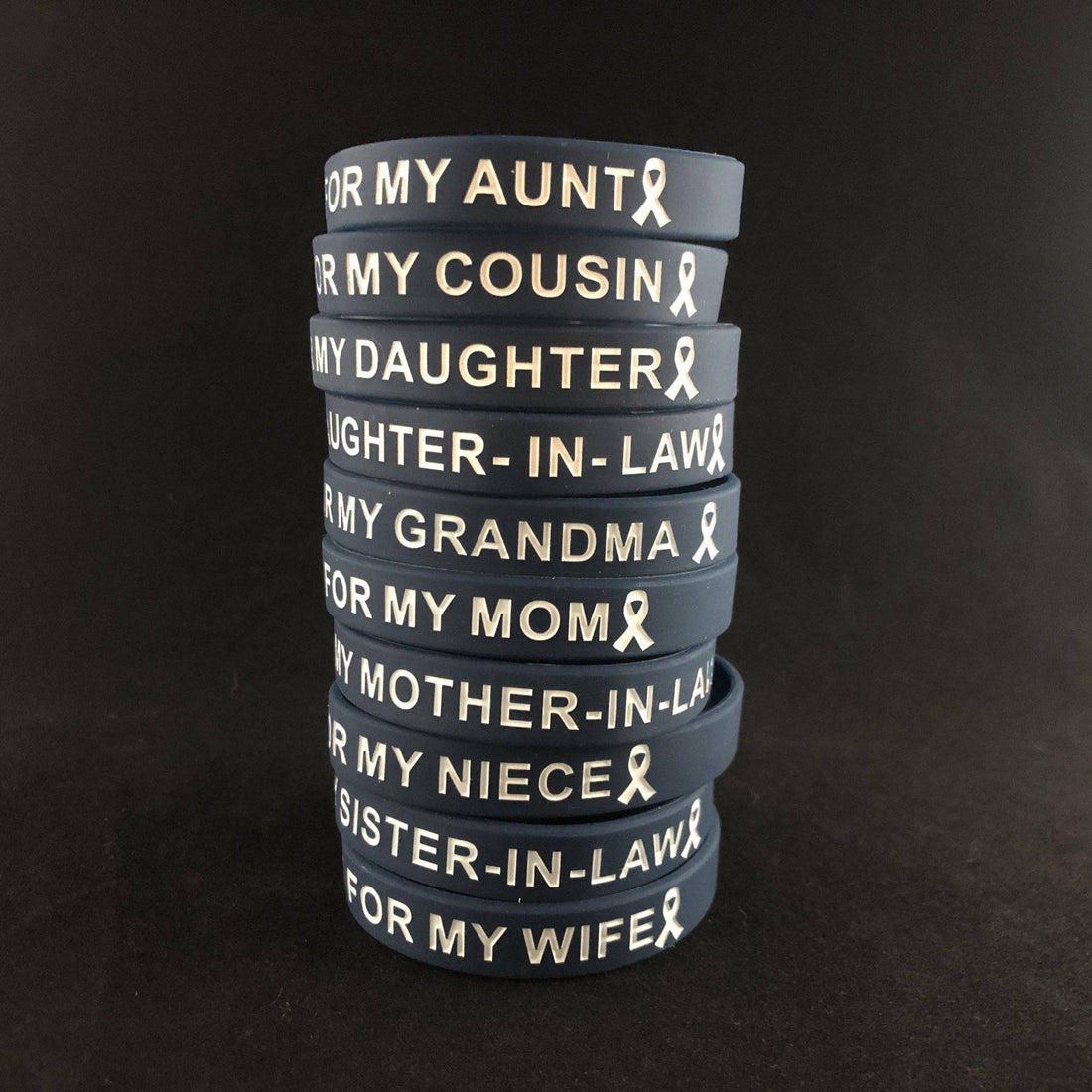 Navy & White I Wear This For My  Wristband