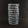 Navy & White I Wear This For My  Wristband