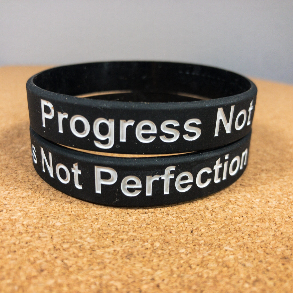 Silicone Wristband - Progress Reminder Band | Motivational Fitness Bracelet