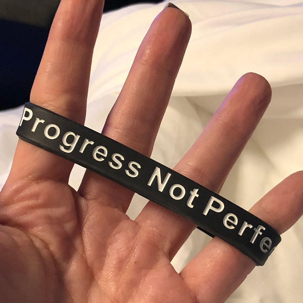 Silicone Wristband - Progress Reminder Band | Motivational Fitness Bracelet