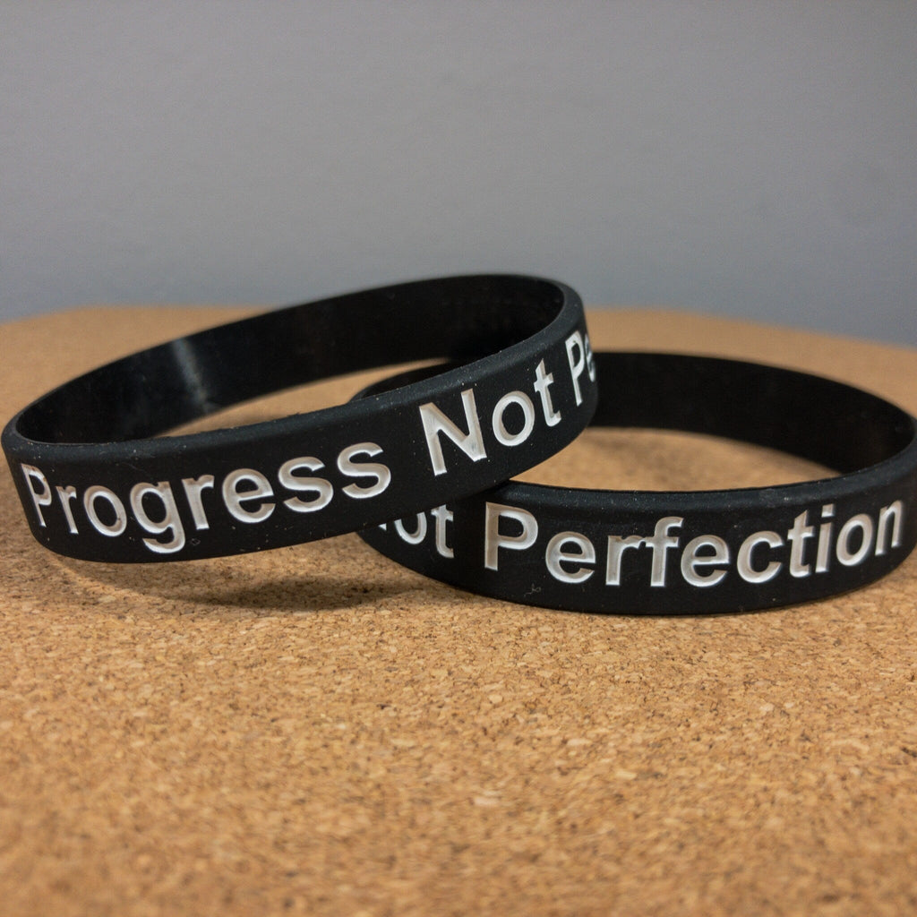 Silicone Wristband - Progress Reminder Band | Motivational Fitness Bracelet