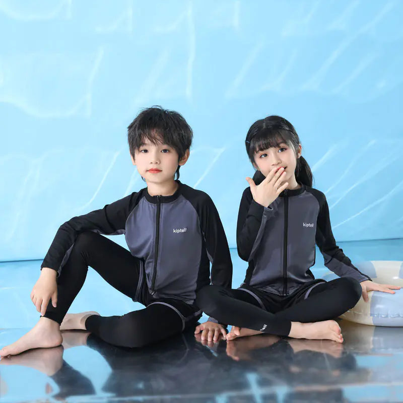 Kids Long Sleeve UV Protection Swimwear for Boys and Girls