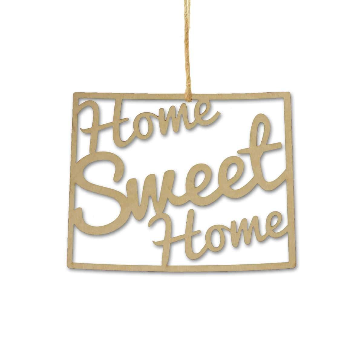 Wyoming Home Sweet Home Ornaments