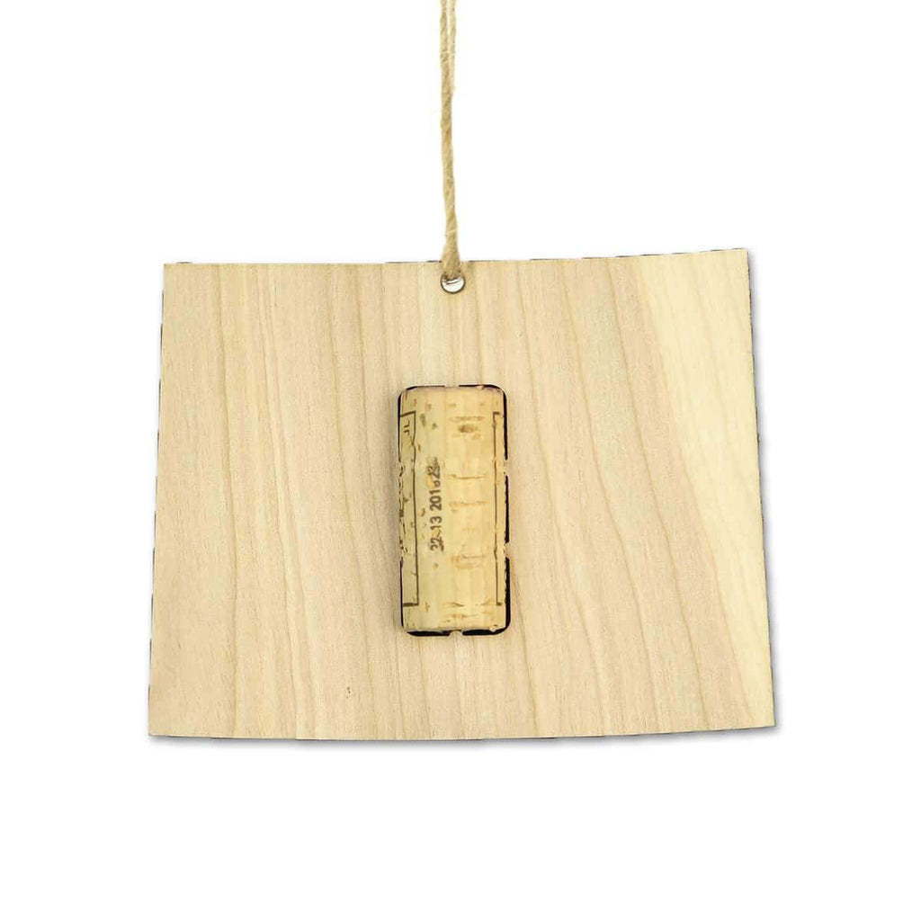 Wyoming Wine Cork Holder Ornaments