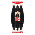 X-Pression Twisted Up 3X Springy Afro Twist 24 inch crochet braids in 2T1B/425 color