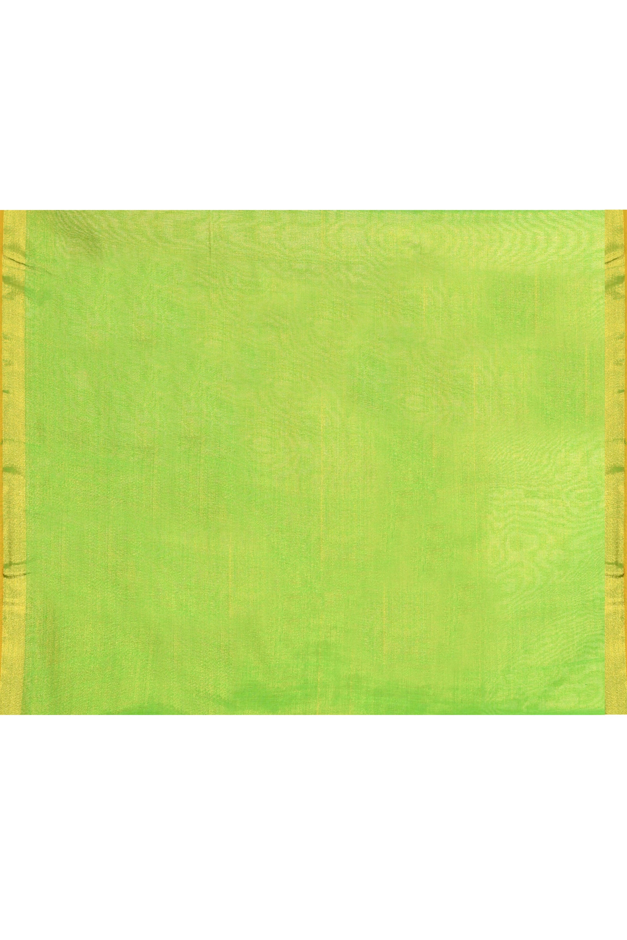 Green Tissue Jamdani Saree with Elegant Embellishments