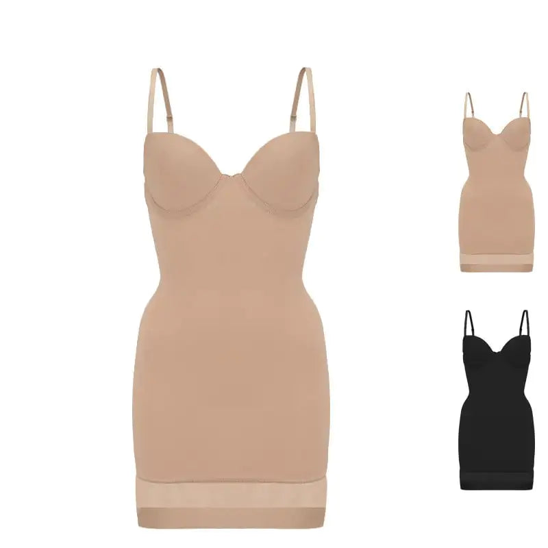 One-Piece Shapewear Body Corset with Hip-Lifting Tights