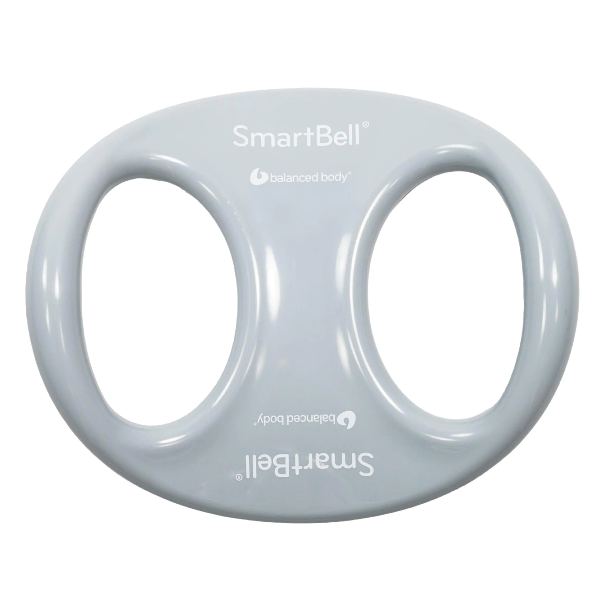 Balanced Body SmartBell Gray Pilates Props Stretch and Release Tool with Grips Strength and Core Training Weights 1.5 Pounds