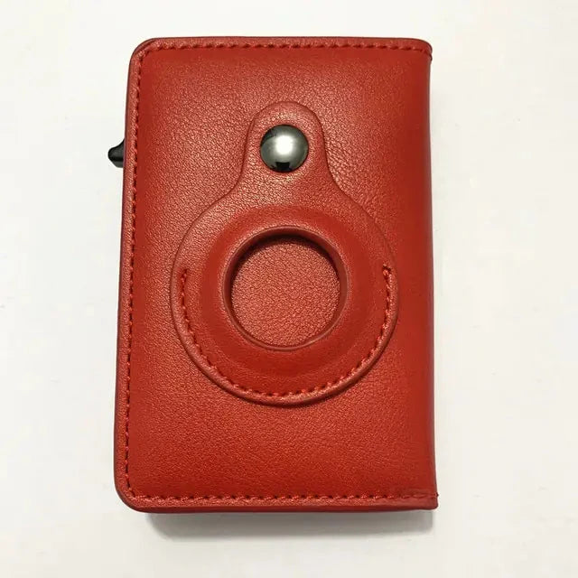 Magnetic Closure Airtag Slide Wallet