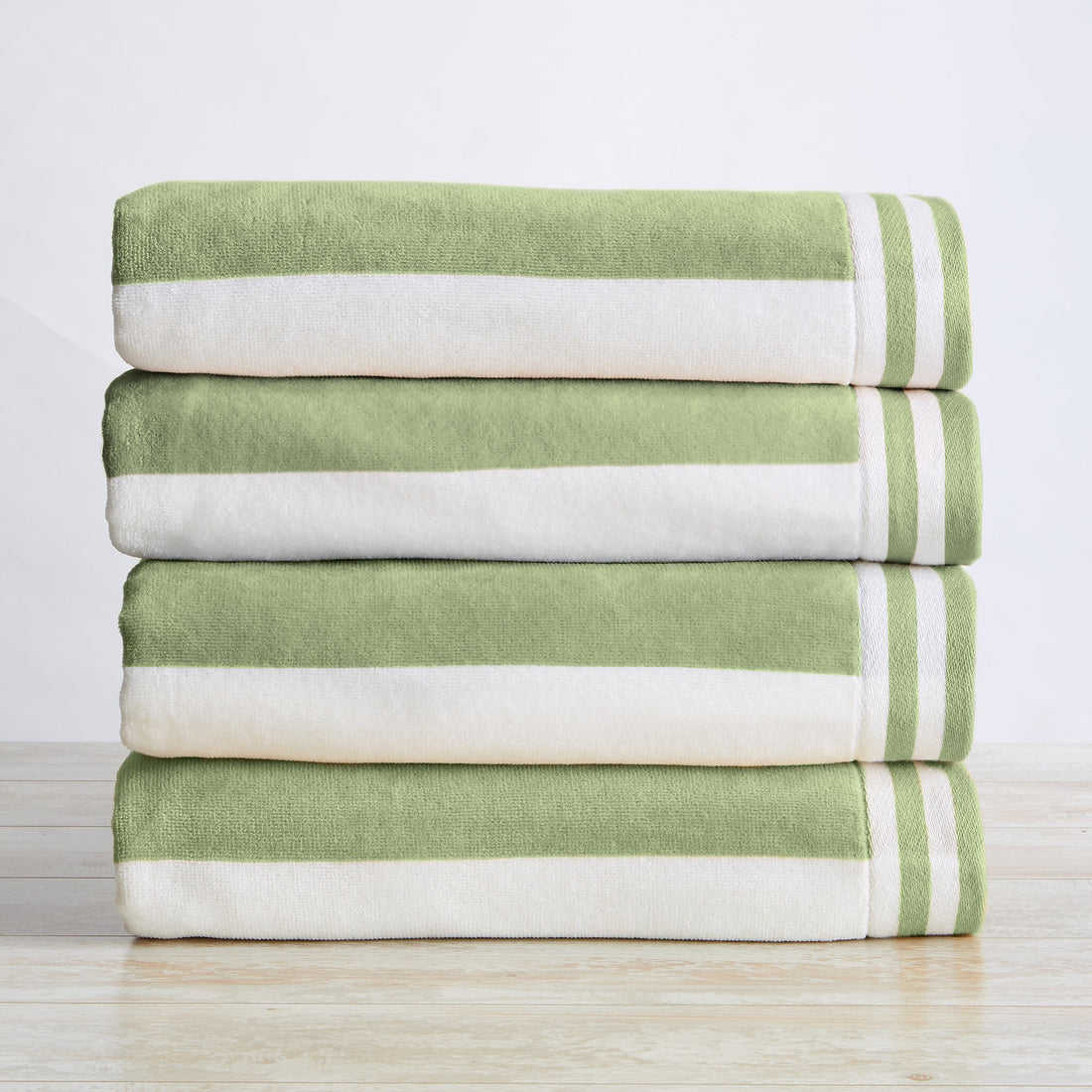 Striped Cabana Beach Towel 100% Cotton Ultra-Soft Pool Towel