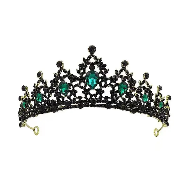 Luxury Rhinestone Bridal Crown Hair Accessory