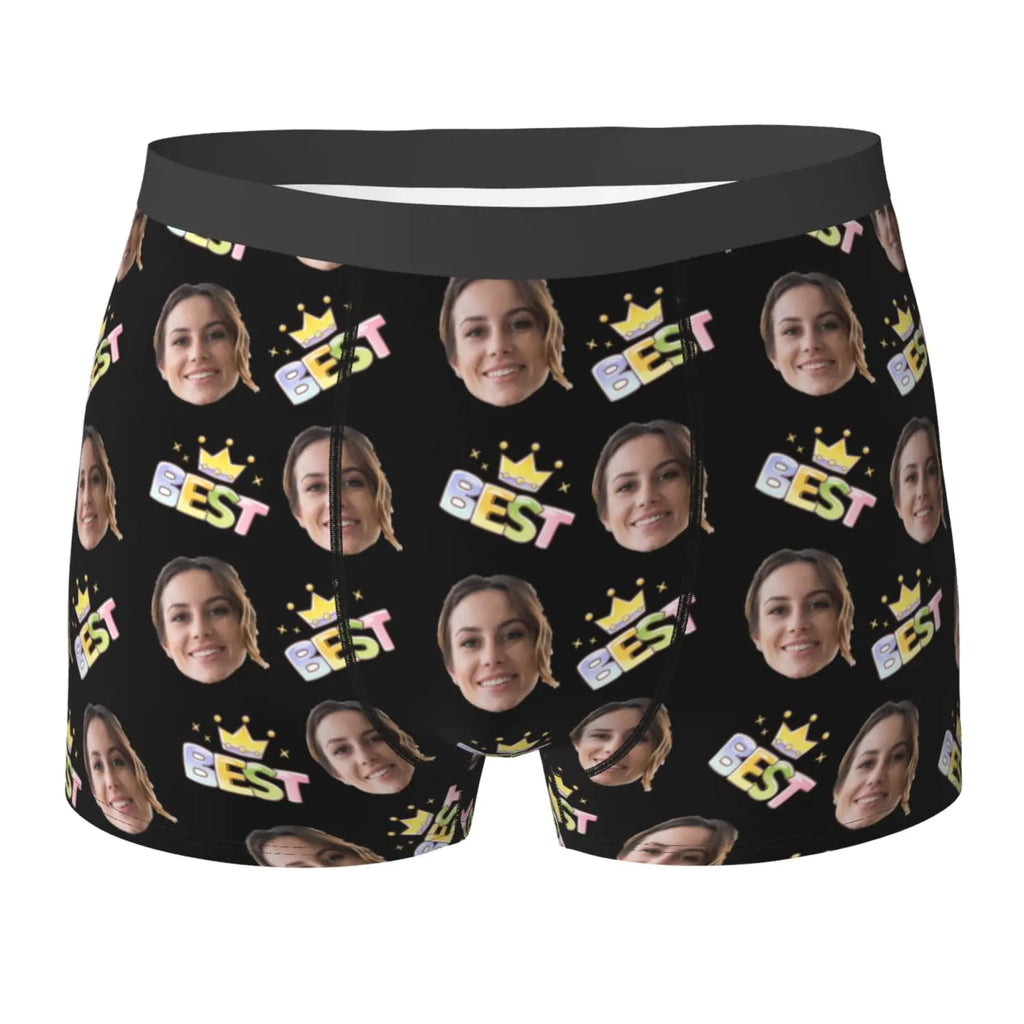 Personalized Boxers For Men Custom Boxers Valentines Day Gifts For Him Personalized Boxers For Men With Picture XL