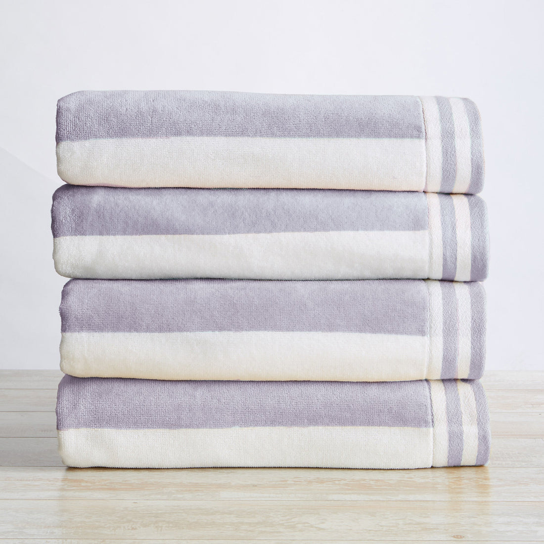 Striped Cabana Beach Towel 100% Cotton Ultra-Soft Pool Towel