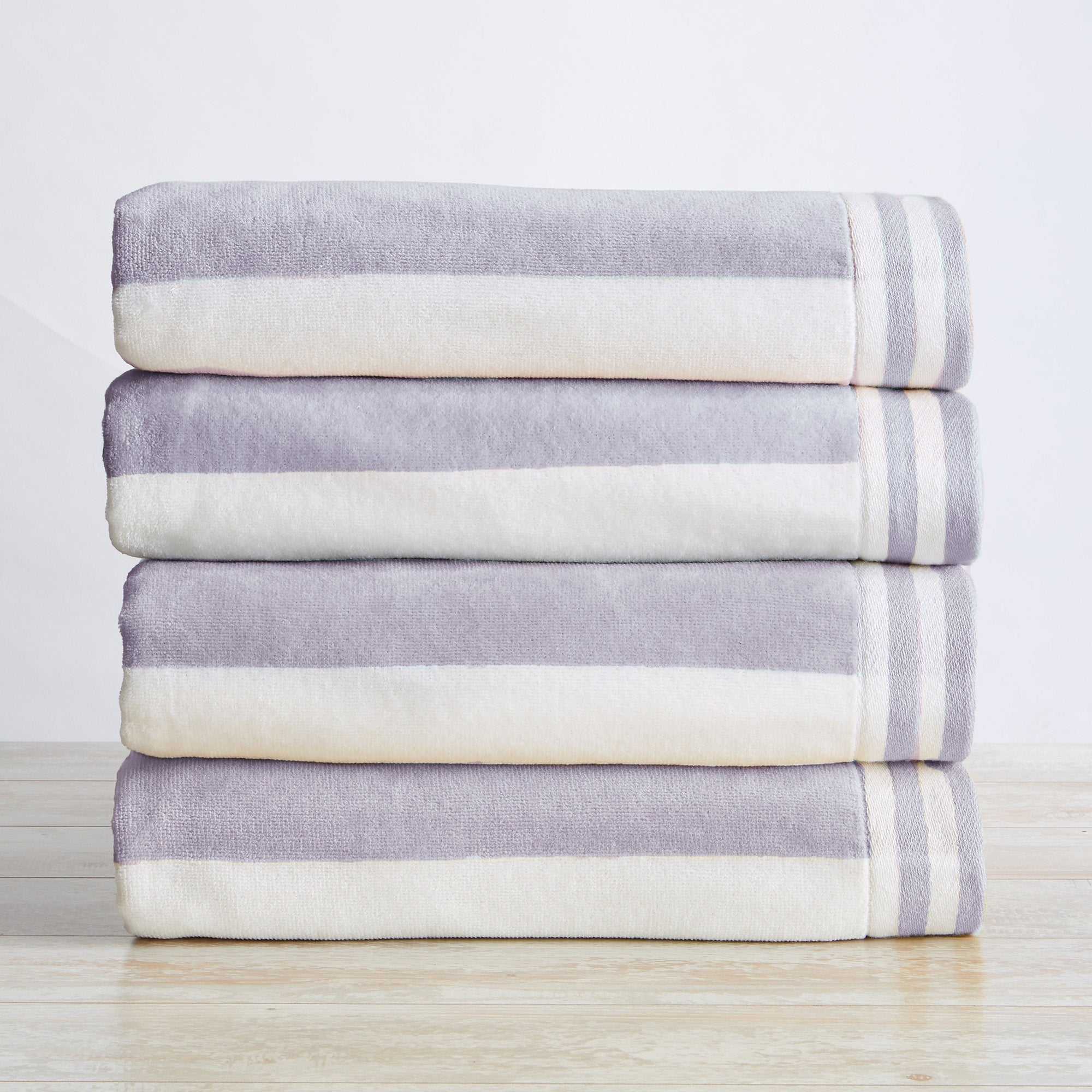 Striped Cabana Beach Towel 100% Cotton Ultra-Soft Pool Towel