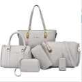 Luxury Leather Bag Set of 6 - Fashionable Design
