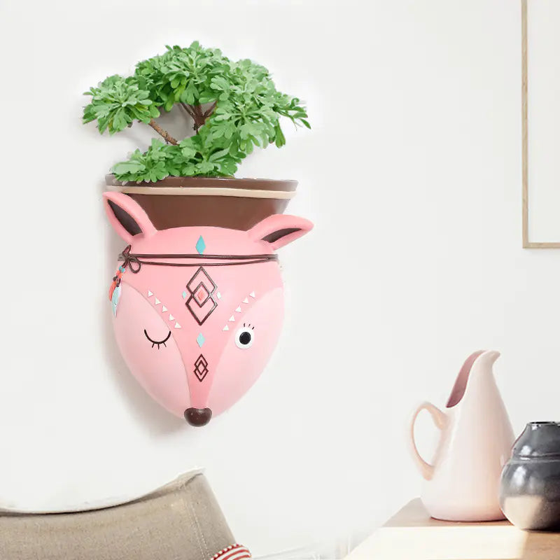 Wall-Mounted Planter and Vase