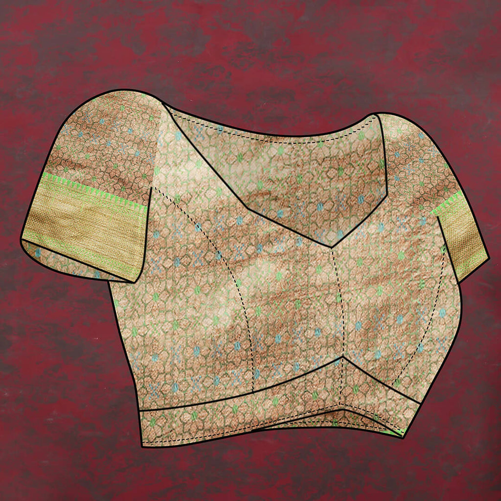 Pink Cotton Saree with Zari Meenakari Woven Design