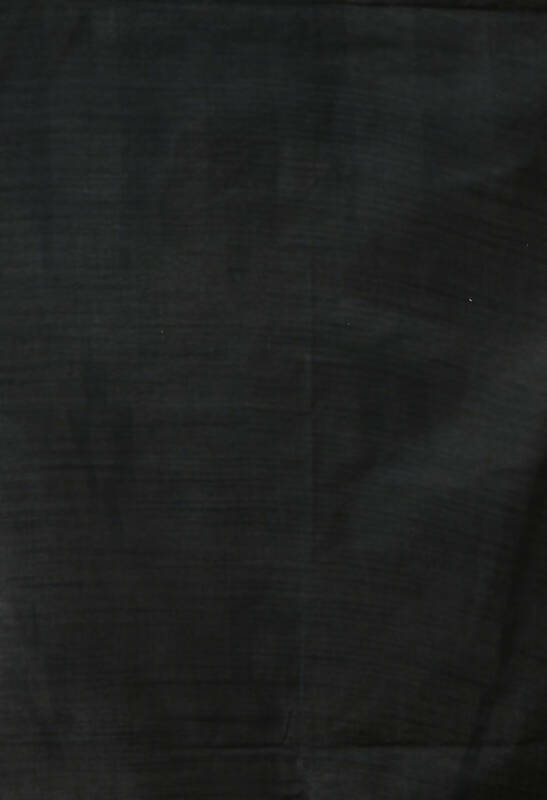 White & Black Bhagalpuri Handloom Ikat Cotton Saree