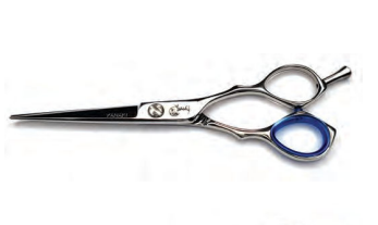 Yanaki Bishop professional Japanese hair shears with leather case