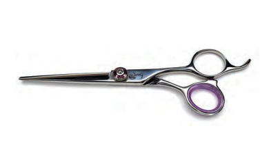 Prince series cobalt alloy barber shears with leather storage case