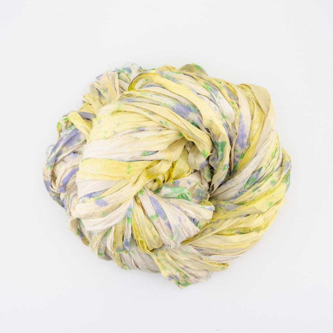 Artisan Recycled Sari Silk Ribbon Yarn - Bohemian Crafting Supply
