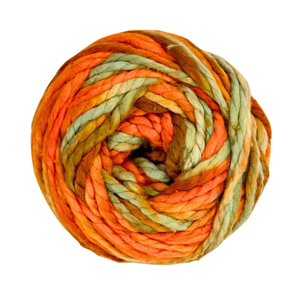 Cloud Soft Hand-Dyed Recycled Silk Worsted Weight Yarn
