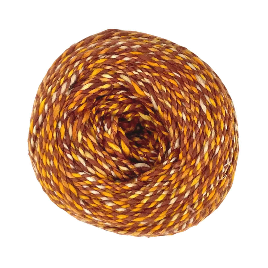 Darn Good Twist Sport Weight Silk Yarn Multi-Colored Artisan Fiber
