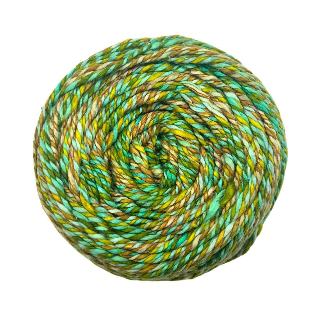 Darn Good Twist Sport Weight Silk Yarn Multi-Colored Artisan Fiber