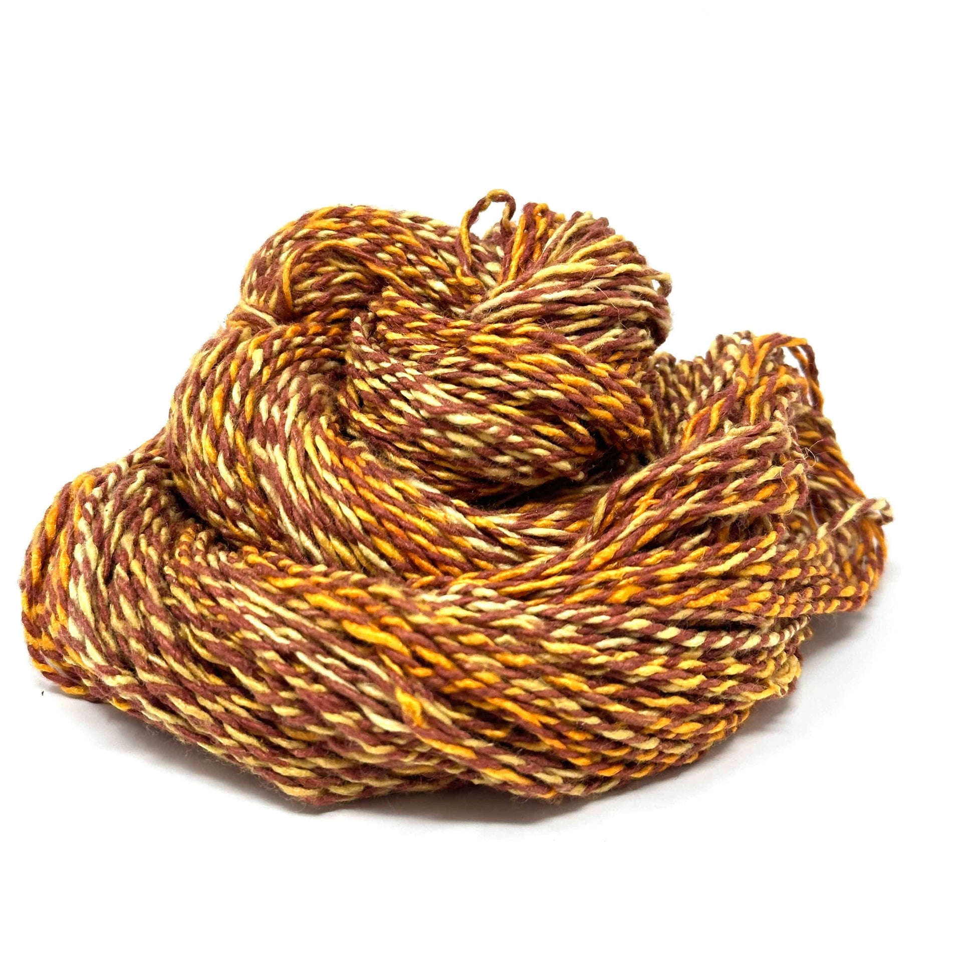 Darn Good Twist Sport Weight Silk Yarn Multi-Colored Artisan Fiber